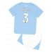 Maillot de foot Manchester City Ruben Dias #3 Domicile vêtements enfant 2023-24 Manches Courtes (+ pantalon court)